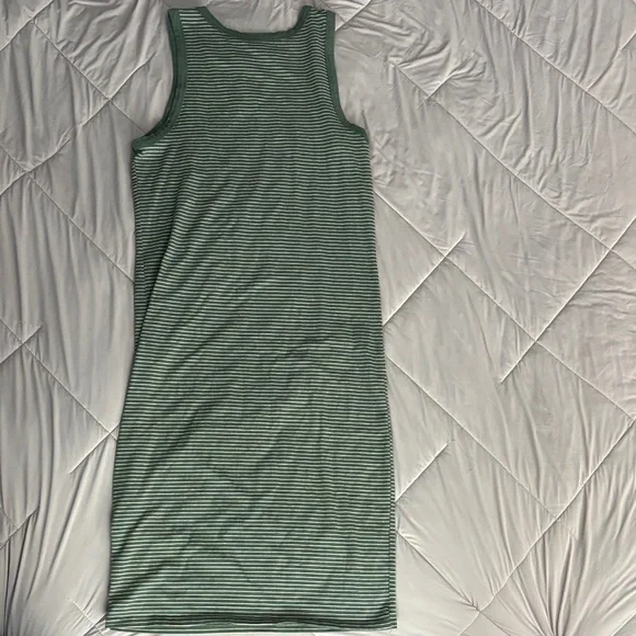 Cotton On Forest Green & White Striped Tank Dress - Picture 6 of 6